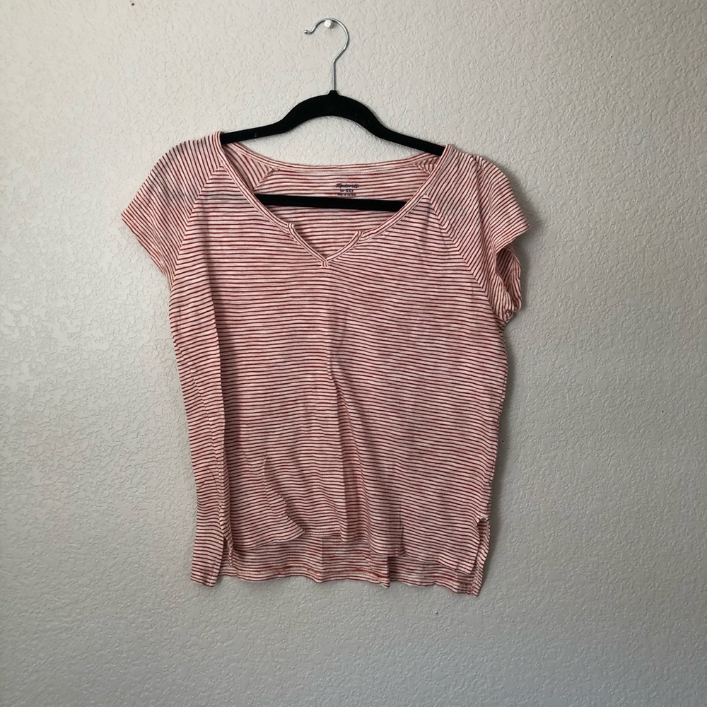 red striped t shirt